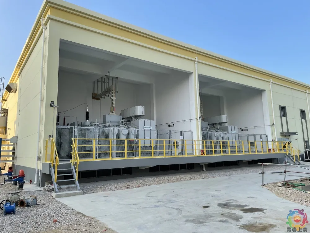 上海寰球廣東石化循環水場變電站受電成功